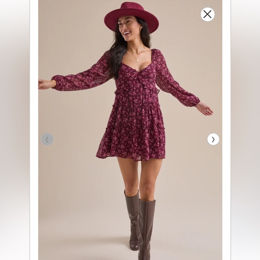 NEW with tags Altar’d state Mariana floral mini dress